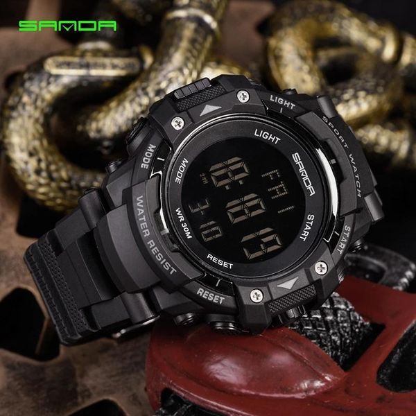 wrist support outdoor men's watch waterproof children's electronic fashion sports digital watches & casual luxury, Black;red
wrist support outdoor men's watch waterproof children's electronic fashion sports digital watches & casual luxury, Black;red