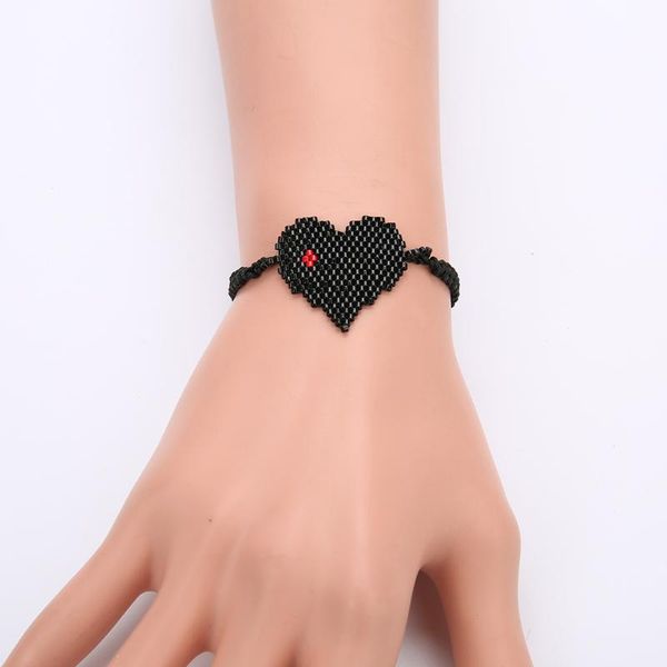 charm bracelets oaiite miyuki hand-woven heart bracelet, 2021 women's fashion black shape, tasse, Golden;silver
charm bracelets oaiite miyuki hand-woven heart bracelet, 2021 women's fashion black shape, tasse, Golden;silver