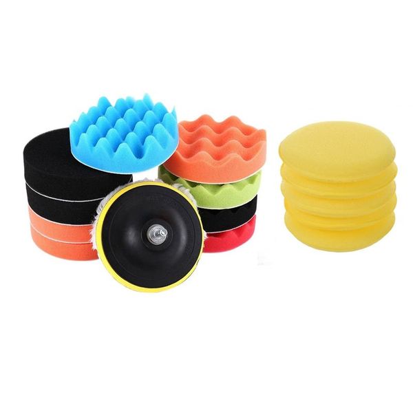 yellow car wax polish 5inch foam sponge pads & 12x 5 inch buffing waxing polishing drill adapter kit
yellow car wax polish 5inch foam sponge pads & 12x 5 inch buffing waxing polishing drill adapter kit