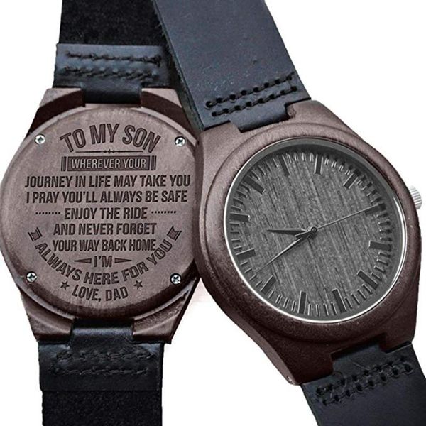 wristwatches personalized design gift sandalwooden men for father's day son graduation birthday husband christmas, Slivery;brown
wristwatches personalized design gift sandalwooden men for father's day son graduation birthday husband christmas, Slivery;brown