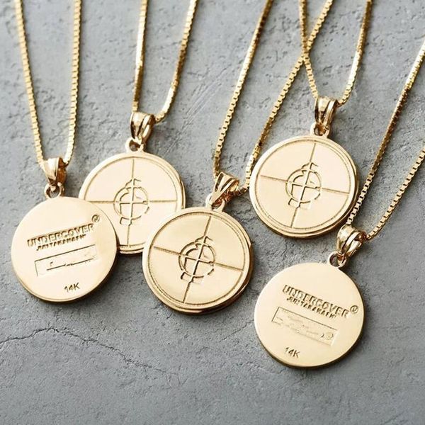 sup box logo x undercover men's and women's hip hop necklace festival gift jewelry, Silver
sup box logo x undercover men's and women's hip hop necklace festival gift jewelry, Silver