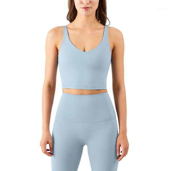 yoga outfit naked feel women's v-neck sports bra medium support padded push up gym crop u-back fitness
yoga outfit naked feel women's v-neck sports bra medium support padded push up gym crop u-back fitness