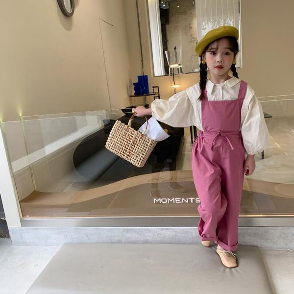 children's clothing girls japanese and korean solid color jumpsuits baby straight overalls breathable soft cotton lb292, Blue
children's clothing girls japanese and korean solid color jumpsuits baby straight overalls breathable soft cotton lb292, Blue