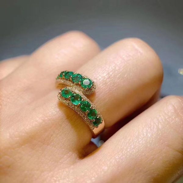 cluster rings coming elegant gift 100% natural and real colombia emerald ring 925 sterling silver, Golden;silver
cluster rings coming elegant gift 100% natural and real colombia emerald ring 925 sterling silver, Golden;silver