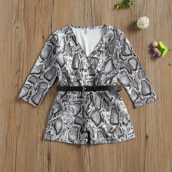 jumpsuits 1-6y fashion kids girls clothes casual rompers pants snakeskin print long sleeve v neck belt short, Blue
jumpsuits 1-6y fashion kids girls clothes casual rompers pants snakeskin print long sleeve v neck belt short, Blue