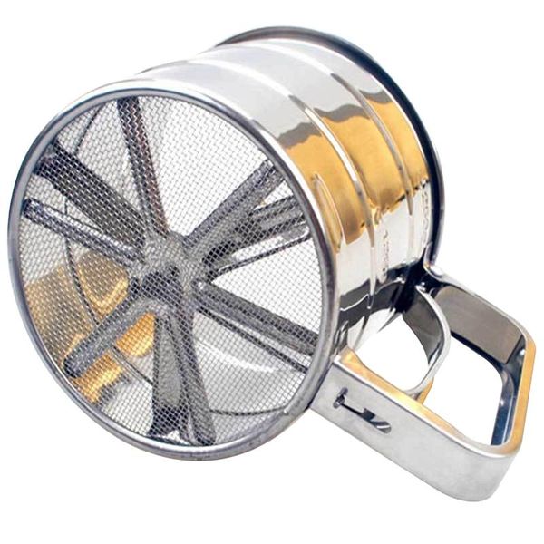 baking & pastry tools 1pc stainless steel flour sifter manual sugar shaker cooking tool sieve handheld mesh bakeware kitchen accessories
baking & pastry tools 1pc stainless steel flour sifter manual sugar shaker cooking tool sieve handheld mesh bakeware kitchen accessories