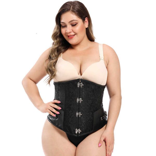 waist tummy shaper 8533# gothic women's jacquard waistband steel bone ring buckle punk corset
waist tummy shaper 8533# gothic women's jacquard waistband steel bone ring buckle punk corset