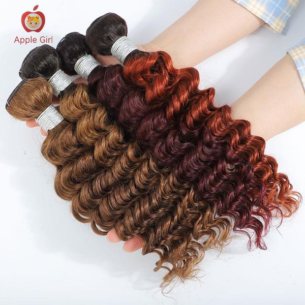 human hair bulks colored 30 inch deep wave bundles 1/3/4 remy brazilian applegirl weave or weft, Black
human hair bulks colored 30 inch deep wave bundles 1/3/4 remy brazilian applegirl weave or weft, Black