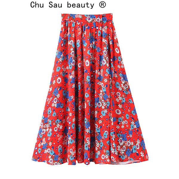 women summer printed bohemian long skirt female elastic waist casual holiday beach loose boho midi 210514, Black
women summer printed bohemian long skirt female elastic waist casual holiday beach loose boho midi 210514, Black