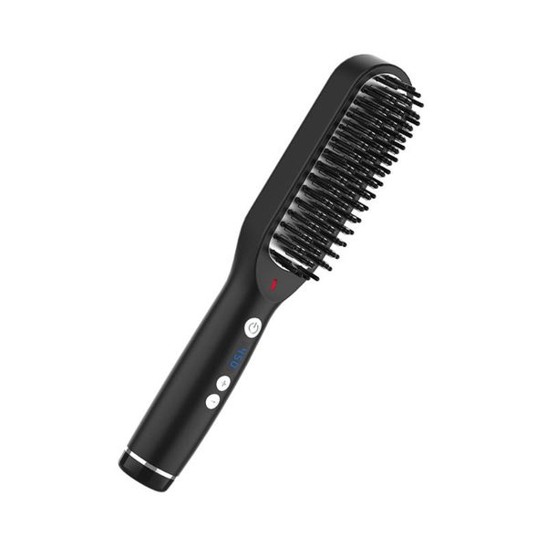 hair brushes professional straightener brush comb mustache heating plug, Silver
hair brushes professional straightener brush comb mustache heating plug, Silver