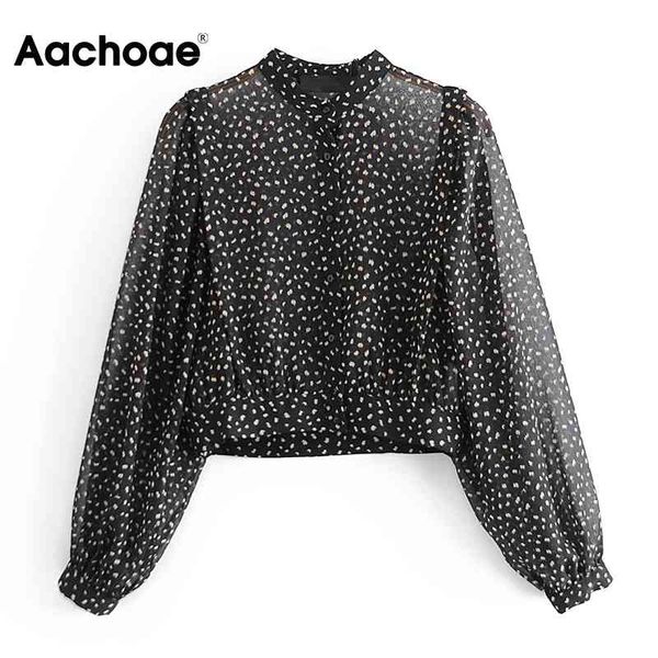 aachoae transparent chiffon blouse women vintage leopard print long sleeve shirt see through stylish ladies crop 210413, White
aachoae transparent chiffon blouse women vintage leopard print long sleeve shirt see through stylish ladies crop 210413, White