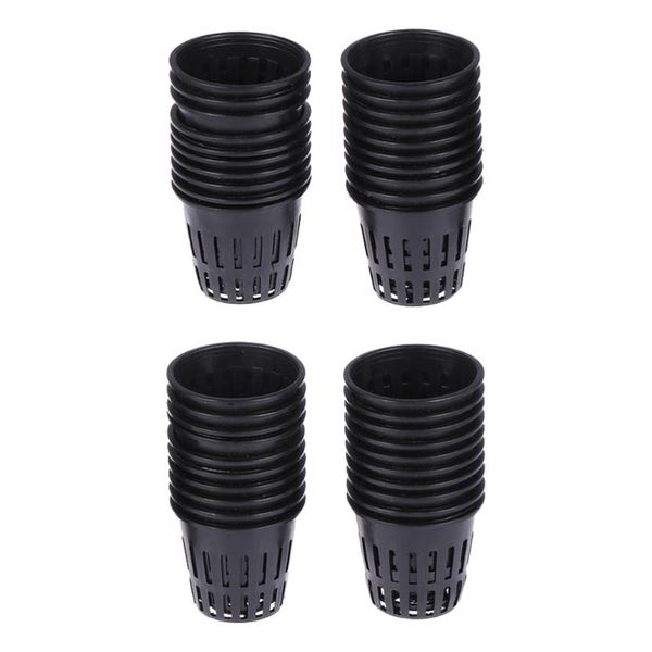 planters & pots 80pcs garden slotted mesh hydroponic net cups plant soilless culture buckets
