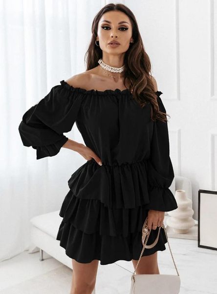 casual dresses spring and autumn one-line collar strapless irregular dress 2021 temperament plus size black elegant women's clothin, Black;gray
casual dresses spring and autumn one-line collar strapless irregular dress 2021 temperament plus size black elegant women's clothin, Black;gray