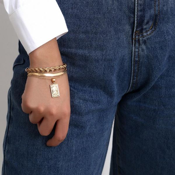 charm bracelets find me geometric alloy bracelet set for women imitation pearl pendant 2021 fashion jewelry accessories wholesale, Golden;silver
charm bracelets find me geometric alloy bracelet set for women imitation pearl pendant 2021 fashion jewelry accessories wholesale, Golden;silver