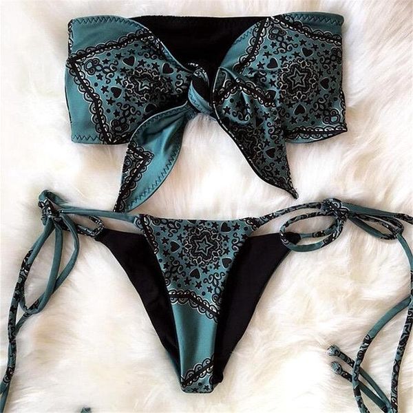 one-piece suits 2021 swimsuit high waist strap two-piece large size printed female back retro bikini beach 
one-piece suits 2021 swimsuit high waist strap two-piece large size printed female back retro bikini beach