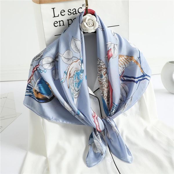scarves bird animal print silk square scarf women shawl neck wrap headband spring lady foulard hijab bandana, Blue;gray
scarves bird animal print silk square scarf women shawl neck wrap headband spring lady foulard hijab bandana, Blue;gray