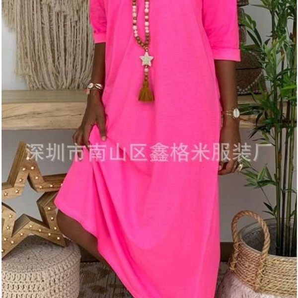 dresses women's loose casual large sale v-neck mid sleeve solid a-line dress, Black;gray
dresses women's loose casual large sale v-neck mid sleeve solid a-line dress, Black;gray