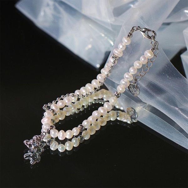 charm bracelets bear pearl bracelet female korean version ins double temperament adjustable girlfriends jewelry, Golden;silver
charm bracelets bear pearl bracelet female korean version ins double temperament adjustable girlfriends jewelry, Golden;silver