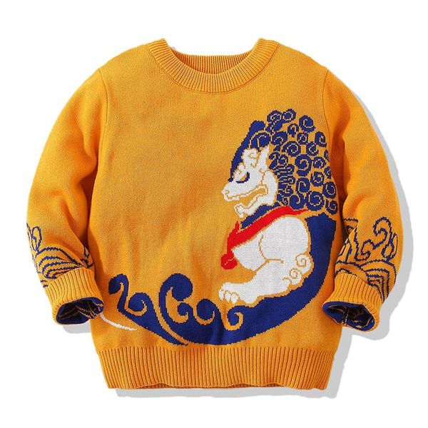 pullover kids boys girls lion printing long sleeve sweater children clothing autumn winter baby sweaters, Blue
pullover kids boys girls lion printing long sleeve sweater children clothing autumn winter baby sweaters, Blue