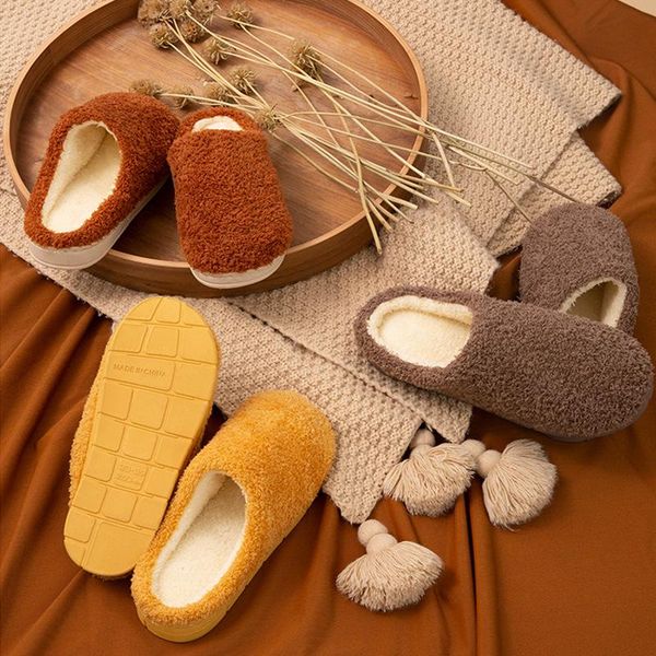 slippers japanese cotton women winter indoor home household non-slip mute thick-soled warm plush shoes men, Black
slippers japanese cotton women winter indoor home household non-slip mute thick-soled warm plush shoes men, Black