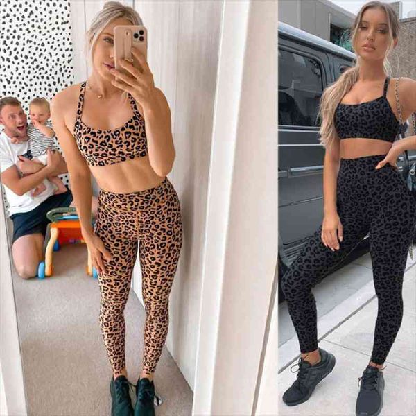 2pcs sports set women leopard print gym set sportswear seamless fitness high waist leggings women tracksuit, White
2pcs sports set women leopard print gym set sportswear seamless fitness high waist leggings women tracksuit, White
