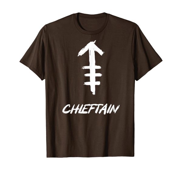 chieftain tribal arrow t-shirt, White;black