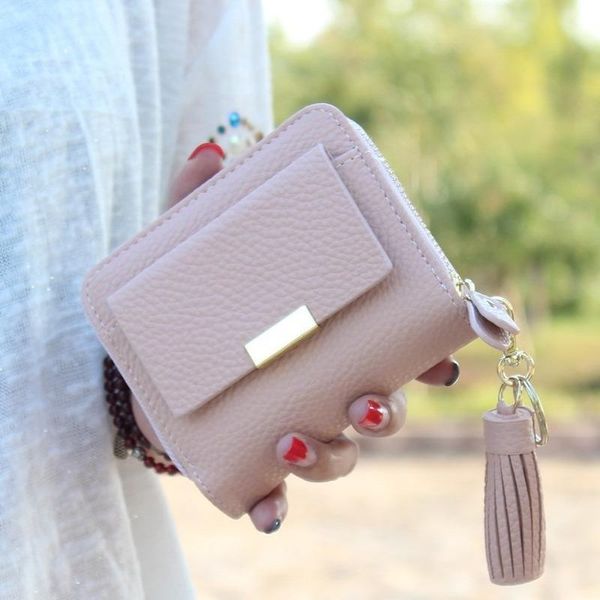 wallets 2021 korean women's wallet fashion simple casual solid color lychee buckle zipper tassel, Red;black
wallets 2021 korean women's wallet fashion simple casual solid color lychee buckle zipper tassel, Red;black
