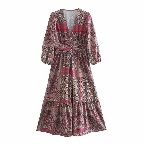 dresses women paisley print flowing v-neck long sleeves elastic waist elegant femme robe ropa mujer vestidos, Black;gray
dresses women paisley print flowing v-neck long sleeves elastic waist elegant femme robe ropa mujer vestidos, Black;gray