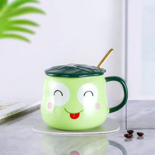mugs cute frog ceramic mark cartoon creativity kids milk breakfast coffee and spoons with cover cup safe novelty mug
mugs cute frog ceramic mark cartoon creativity kids milk breakfast coffee and spoons with cover cup safe novelty mug