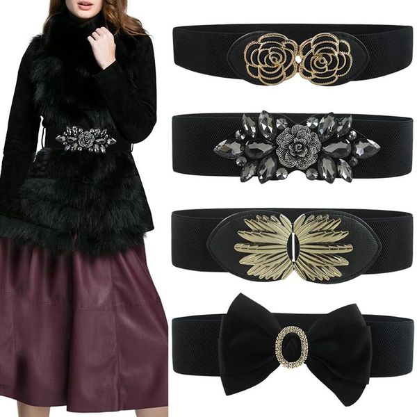 belts 65cm female fashion black waistband wide waist elastic stretch belt for women cinch dress coat clothing accessories, Black;brown
belts 65cm female fashion black waistband wide waist elastic stretch belt for women cinch dress coat clothing accessories, Black;brown