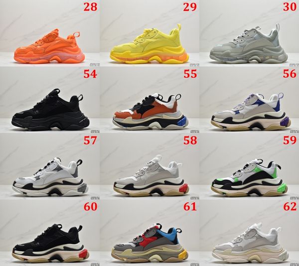 designer shoe clear sole casual dad shoes men women platform 17fw paris vintage old crystal bottom triple-s fashion sneakers, Black
designer shoe clear sole casual dad shoes men women platform 17fw paris vintage old crystal bottom triple-s fashion sneakers, Black