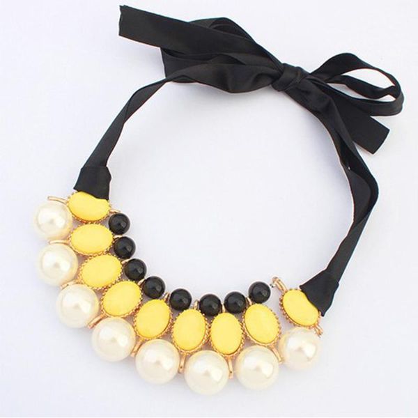 chains jewelry elegant wedding charms artificial pearl ribbon gift party fashion daily women necklace, Silver
chains jewelry elegant wedding charms artificial pearl ribbon gift party fashion daily women necklace, Silver