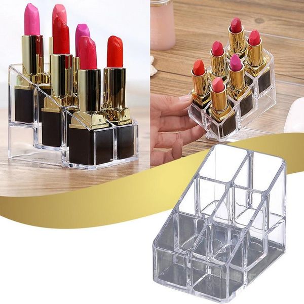 makeup storage box transparent acrylic cosmetic desklipsticks holder organizer display stand 6 grids boxes & bins
makeup storage box transparent acrylic cosmetic desklipsticks holder organizer display stand 6 grids boxes & bins