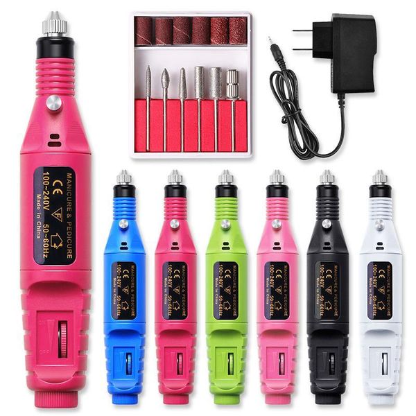 nail drill & accessories 1 set 6 bits art file uv gel remove sanding buffer pedicure electric machine drills professional tools kit
nail drill & accessories 1 set 6 bits art file uv gel remove sanding buffer pedicure electric machine drills professional tools kit