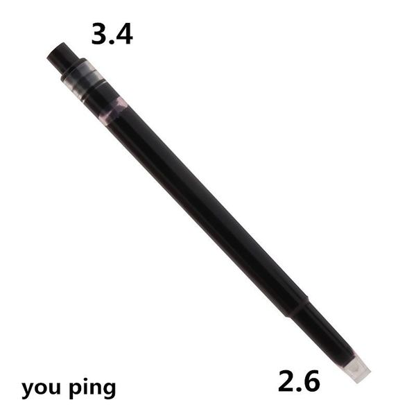 fountain pens two size disposable black ink cartridge refills pen office school student stationery supplies
fountain pens two size disposable black ink cartridge refills pen office school student stationery supplies