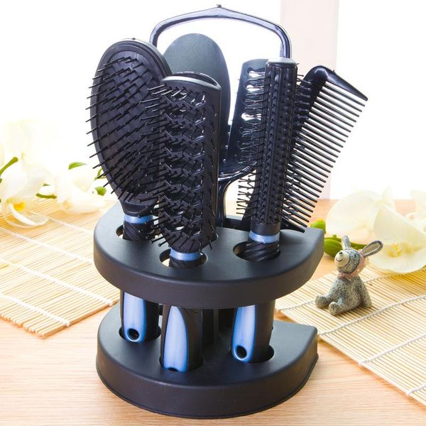 hair brushes 5-piece set of household hairdressing comb with shelf mirror flat styling massage health suitable for gifts, Silver
hair brushes 5-piece set of household hairdressing comb with shelf mirror flat styling massage health suitable for gifts, Silver