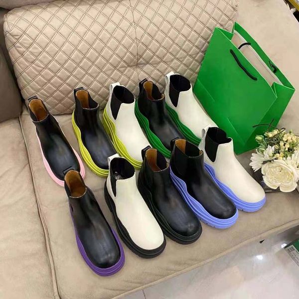 fashion designer boots ankle boot martin chaelsea booties brown cowhide lining green box packaging thick bottom height 5.5 cm women luxury s, Black
fashion designer boots ankle boot martin chaelsea booties brown cowhide lining green box packaging thick bottom height 5.5 cm women luxury s, Black