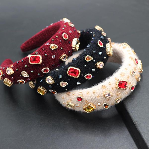 hair clips & barrettes fashion baroque headband woolen sponge hand-sewn crystal inlaid rhinestone ladies prom, Golden;silver
hair clips & barrettes fashion baroque headband woolen sponge hand-sewn crystal inlaid rhinestone ladies prom, Golden;silver