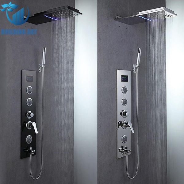 shower panel column led style rain&waterfall faucet digital display back massage bathroom concealed sets
shower panel column led style rain&waterfall faucet digital display back massage bathroom concealed sets