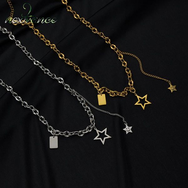 pendant necklaces nextvance sweet stainless steel necklace star thick o-chain for women grilfriend jewelry gift, Silver
pendant necklaces nextvance sweet stainless steel necklace star thick o-chain for women grilfriend jewelry gift, Silver