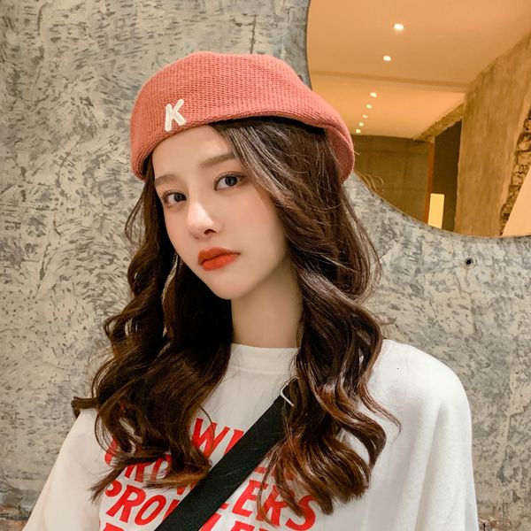 ins windnet red beret women's fashion versatile letter painter's hat, Blue;gray
ins windnet red beret women's fashion versatile letter painter's hat, Blue;gray