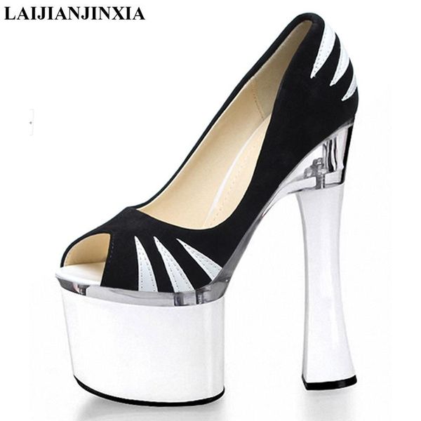 dress shoes laijianjinxia fashion platform women pumps high heels 17cm wedding women's peep toe shallow party, Black
dress shoes laijianjinxia fashion platform women pumps high heels 17cm wedding women's peep toe shallow party, Black