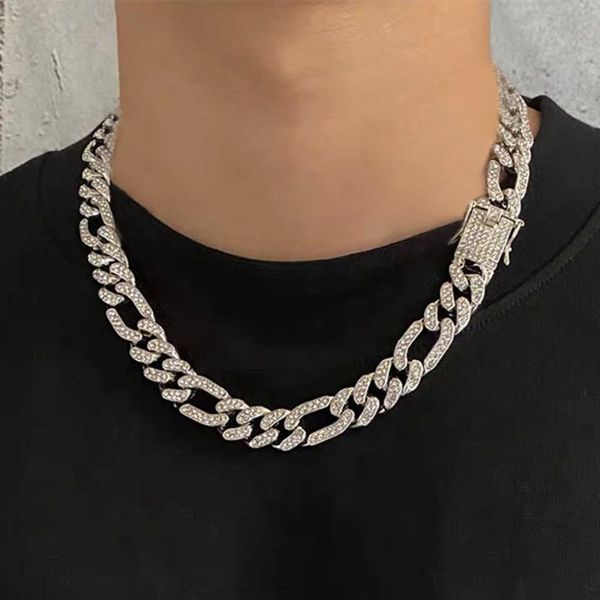 chains luxury rhinestone cuban link chain choker necklace for women simple design gold silver color metal vintage men jewelry
chains luxury rhinestone cuban link chain choker necklace for women simple design gold silver color metal vintage men jewelry