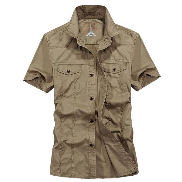 men's casual shirts 2021 summer cargo men oversize short sleeve blouses multiple pockets clothing leisure overshirt 5xl, White;black
men's casual shirts 2021 summer cargo men oversize short sleeve blouses multiple pockets clothing leisure overshirt 5xl, White;black