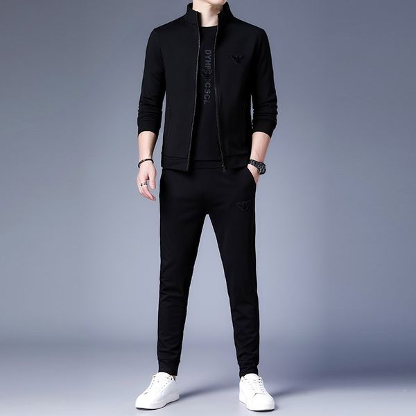spring and autumn new three piece set fashion sports middle-aged and youth suit 2021 trend sweater casual suit, Gray
spring and autumn new three piece set fashion sports middle-aged and youth suit 2021 trend sweater casual suit, Gray