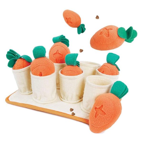 small animal supplies plush carrot dog toys snuffle mat puzzle hide seek food foraging training slow feeder stress release pet
small animal supplies plush carrot dog toys snuffle mat puzzle hide seek food foraging training slow feeder stress release pet