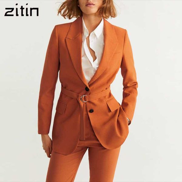 vintage stylish solid office lady with belt blazers coat women 2021 fashion notched collar long sleeve chic chaqueta mujer women's suit, White;black
vintage stylish solid office lady with belt blazers coat women 2021 fashion notched collar long sleeve chic chaqueta mujer women's suit, White;black