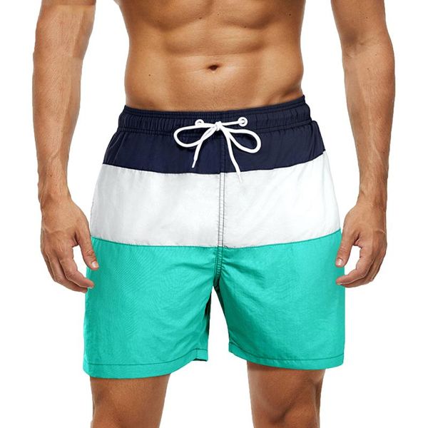 men's swimming shorts patchwork drawstring summer beach suit for men loose casual mens board bañador hombre 2021, White;black
men's swimming shorts patchwork drawstring summer beach suit for men loose casual mens board bañador hombre 2021, White;black