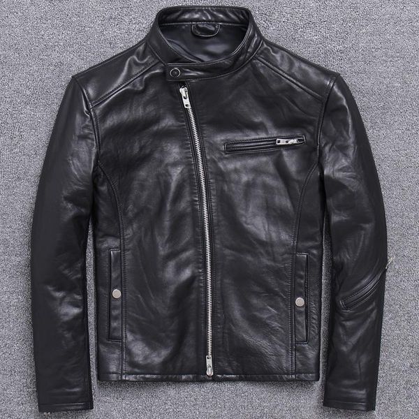 men's leather & faux real 200% genuine sheepskin coat vintage short biker motorcycle jacket men chaqueta cuero hombre u-2909 j4200, Black
men's leather & faux real 200% genuine sheepskin coat vintage short biker motorcycle jacket men chaqueta cuero hombre u-2909 j4200, Black