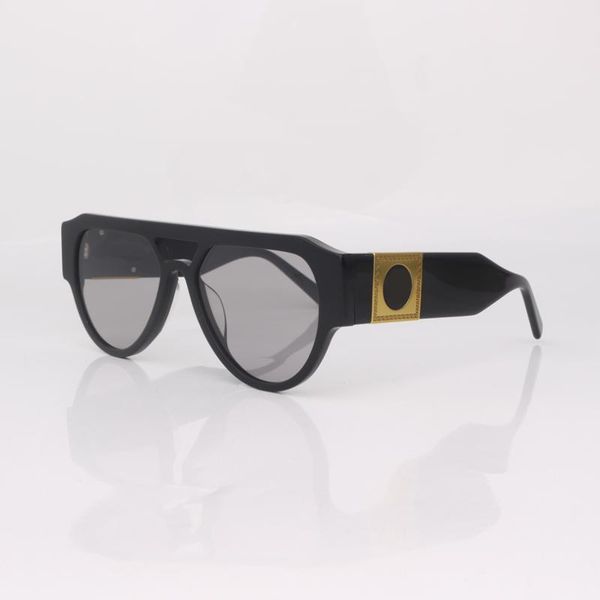 sunglasses falt round acetate frame for men classic style grey lens, White;black
sunglasses falt round acetate frame for men classic style grey lens, White;black